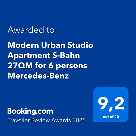 Modern Urban S-bahn 27qm For 6 Persons Mercedes-benz アパート